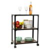 Charm 3 Shelf Mobile Kitchen Serving Cart