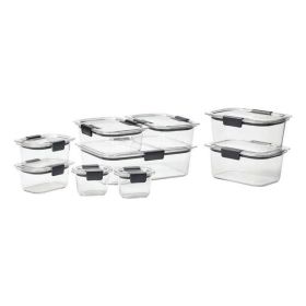 18 Pc Clear Tritan Food Storage Set, Leak-Proof