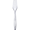 Comfy Package Premium Clear Plastic Forks Heavy Duty Disposable Silverware, 200-Pack