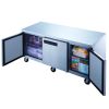 3 Door Commercial Undercounter Refrigerator made by stainless steel  D60.125 in.