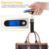 Portable Digital Luggage Scale 50kg 10g LCD Hanging Luggage Scale Electronic Digital Weight Scale for Travel Household