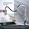 Pull Down Touchless Single Handle Kitchen Faucet