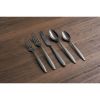 Mathison Black Sand & Mirror Stainless Steel 20-piece Flatware Set (Service for 4)