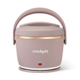 20-oz. Lunch Crock Food Warmer, (6.6 L x 6.6 W x 6.4 H) (Color: Sphinx Pink)