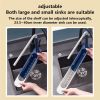 Telescopic Sink Storage Rack Holder  Adjustable Telescopic 2-in-1 Sink Storage Rack Holder with Dishcloth for Home Kitchen