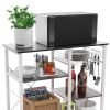 3-Tier Kitchen storage shelf;  Baker's Rack ; Microwave Stand with Storage for Kitchen Dining Room Living room