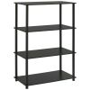 No Tools 4-Shelf Storage Bookcase